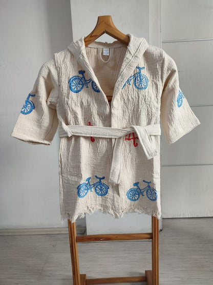 Çocuk Kimono Bornoz - Müslin