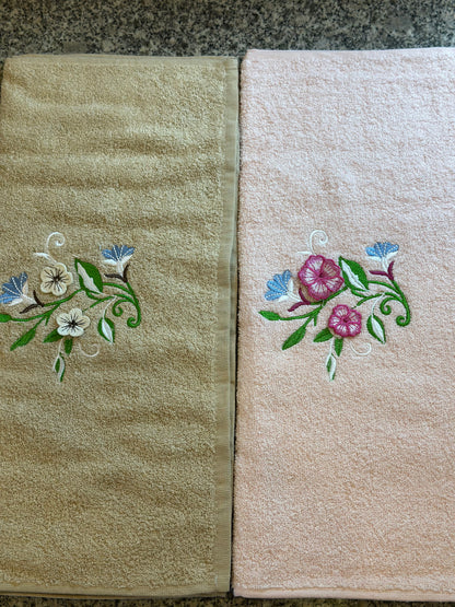 EL & Yüz Havlusu 3D Nakışlı