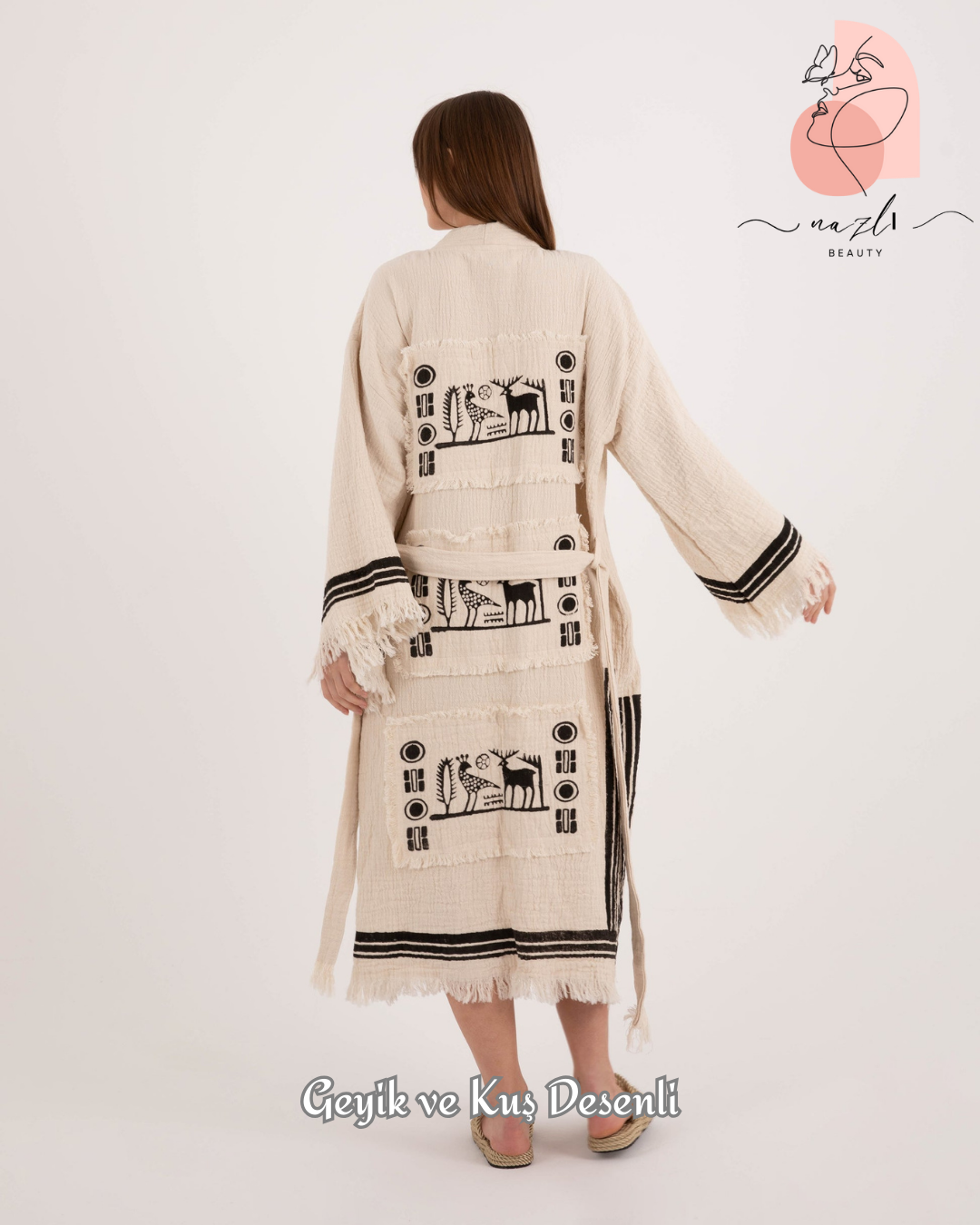 Kimono Bornoz - Müslin