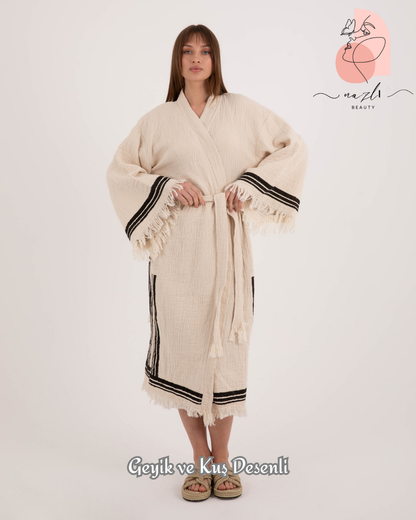 Kimono Bornoz - Müslin