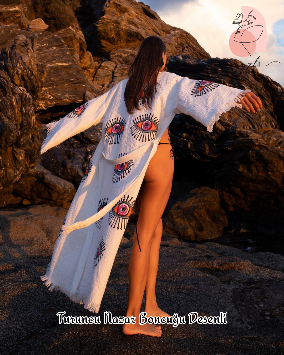 Kimono Bornoz - Müslin