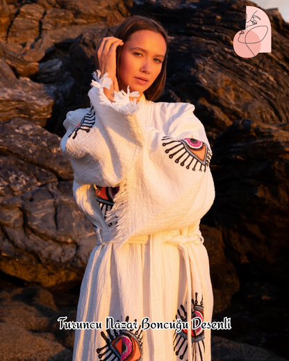 Kimono Bornoz - Müslin