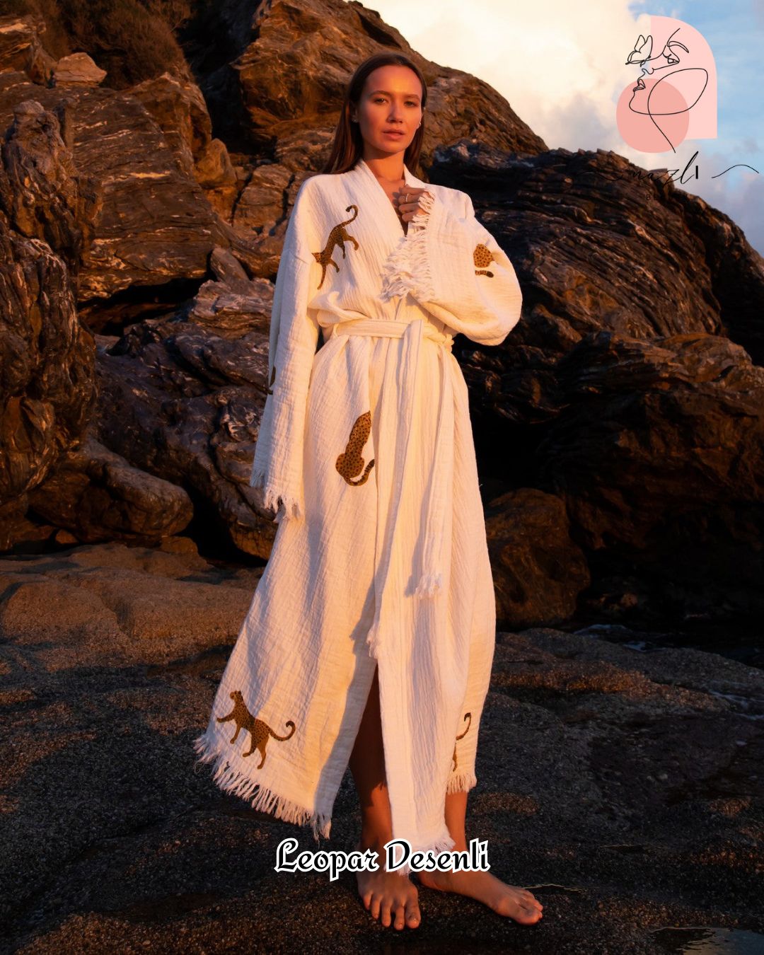 Kimono Bornoz - Müslin