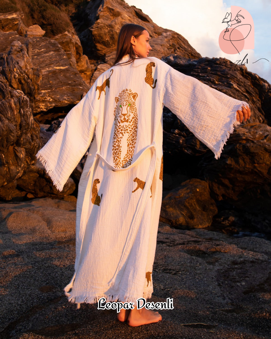 Kimono Bornoz - Müslin