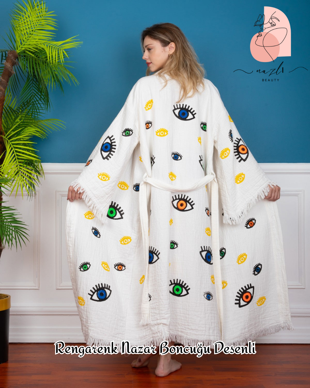 Kimono Bornoz - Müslin