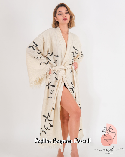 Kimono Bornoz - Müslin