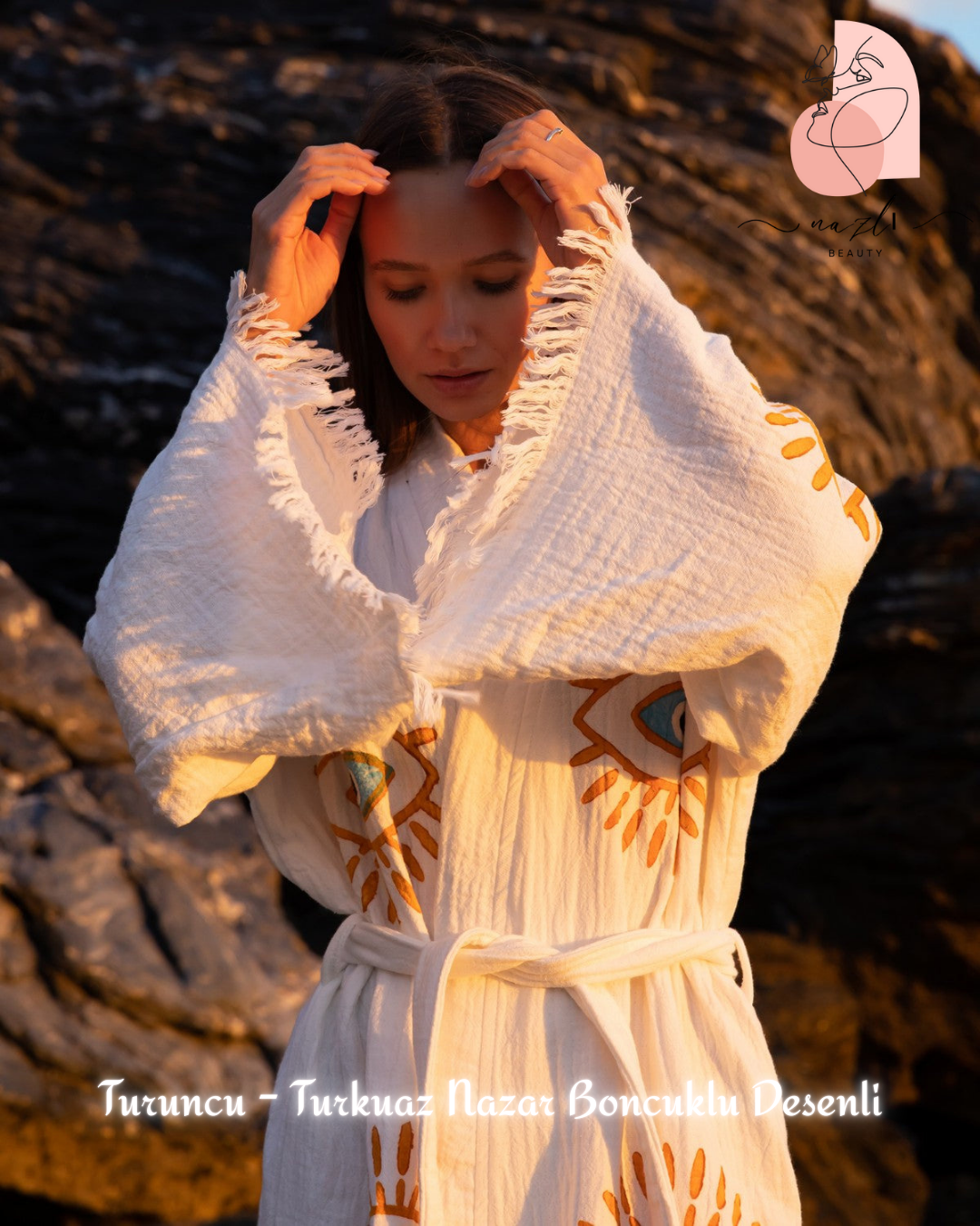 Kimono Bornoz - Müslin