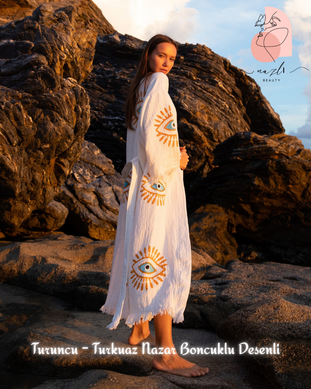 Kimono Bornoz - Müslin