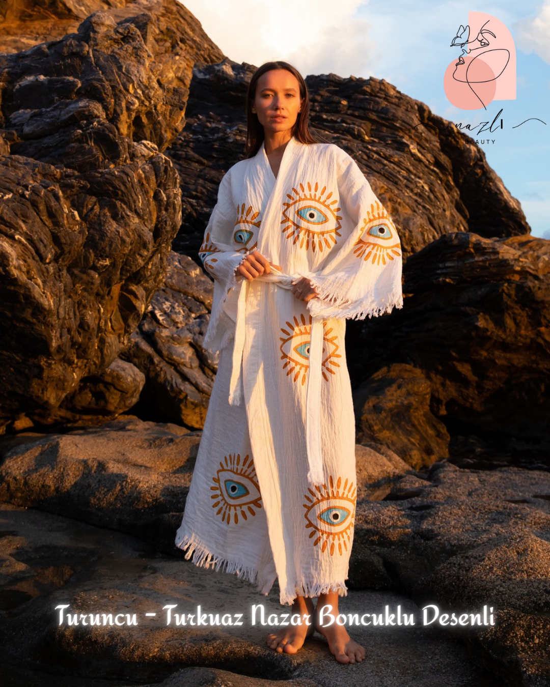 Kimono Bornoz - Müslin