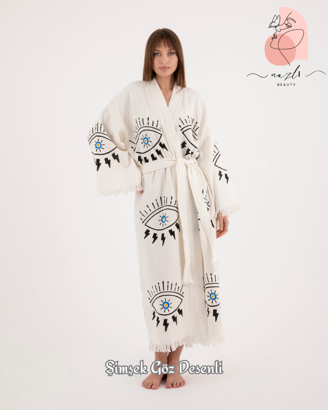 Kimono Bornoz - Müslin