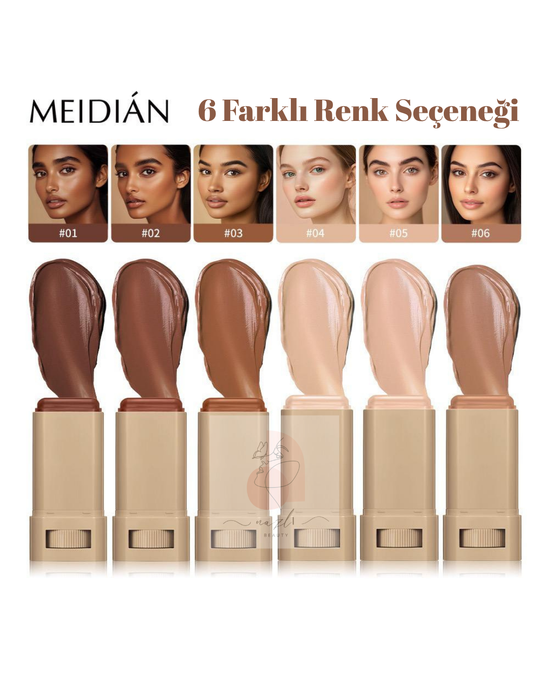 MEIDIAN Kapatıcı Fondöten