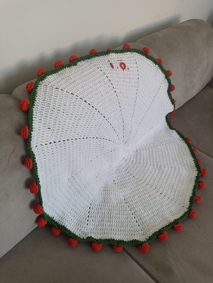 El Yapımı Gül Buket Battaniye